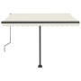 Toldo de pie automático crema 350x250 cm en Toldos | Comprar online en Foru.es