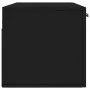 Armario de pared madera de ingeniería negro 100x36,5x35 cm de vidaXL, Taquillas y armarios de almacenamiento - Ref: Foro24-83...