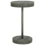 Mesa de jardín de ratán sintético gris 60,5x106 cm en Mesas de jardín | Comprar online en Foru.es