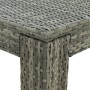 Mesa alta para jardín ratán sintético gris 60,5x60,5x110,5 cm en Mesas de jardín | Comprar online en Foru.es