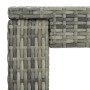 Mesa alta para jardín ratán sintético gris 60,5x60,5x110,5 cm en Mesas de jardín | Comprar online en Foru.es