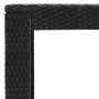 Mesa alta para jardín ratán sintético negro 100x60,5x110,5 cm en Mesas de jardín | Comprar online en Foru.es