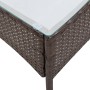 Set muebles de jardín 4 piezas y cojines ratán sintético marrón en Conjuntos de jardín | Comprar online en Foru.es