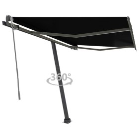 Toldo de pie automático gris antracita 350x250 cm en Toldos | Comprar online en Foru.es