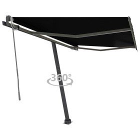 Toldo de pie automático gris antracita 350x250 cm en Toldos | Comprar online en Foru.es
