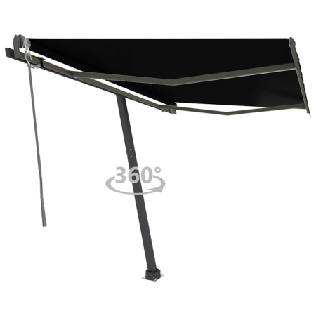 Toldo de pie automático gris antracita 350x250 cm en Toldos | Comprar online en Foru.es