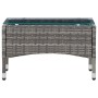 Mesa de centro de ratán sintético gris 60x40x36 cm en Mesas de jardín | Comprar online en Foru.es