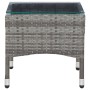 Mesa de centro de ratán sintético gris 60x40x36 cm en Mesas de jardín | Comprar online en Foru.es
