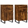 Aparadores 2 uds madera de ingeniería roble ahumado 40x35x70 cm de vidaXL, Aparadores - Ref: Foro24-831175, Precio: 74,48 €, ...