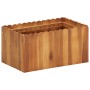 Arriate de madera maciza de acacia 50x30x25 cm en Macetas y jardineras | Comprar online en Foru.es