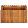 Arriate de madera maciza de acacia 50x30x25 cm en Macetas y jardineras | Comprar online en Foru.es