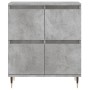 Aparador de madera contrachapada gris hormigón 60x35x70 cm de vidaXL, Aparadores - Ref: Foro24-831208, Precio: 67,97 €, Descu...