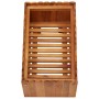 Arriate de madera maciza de acacia 50x30x25 cm en Macetas y jardineras | Comprar online en Foru.es