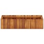 Arriate de madera maciza de acacia 100x30x25 cm en Macetas y jardineras | Comprar online en Foru.es