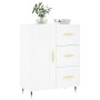 Aparador de madera de ingeniería blanco 69,5x34x90 cm de vidaXL, Aparadores - Ref: Foro24-830236, Precio: 116,86 €, Descuento: %