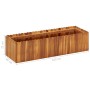 Arriate de madera maciza de acacia 100x30x25 cm en Macetas y jardineras | Comprar online en Foru.es