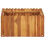 Arriate de madera maciza de acacia 50x50x25 cm en Macetas y jardineras | Comprar online en Foru.es