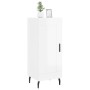 Aparador de madera contrachapada blanco brillante 34,5x34x90 cm de vidaXL, Aparadores - Ref: Foro24-830462, Precio: 67,69 €, ...