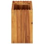 Arriate de madera maciza de acacia 50x30x50 cm en Macetas y jardineras | Comprar online en Foru.es