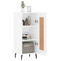 Aparador de madera contrachapada blanco brillante 34,5x34x90 cm de vidaXL, Aparadores - Ref: Foro24-830462, Precio: 67,69 €, ...