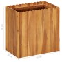 Arriate de madera maciza de acacia 50x30x50 cm en Macetas y jardineras | Comprar online en Foru.es