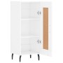Aparador de madera contrachapada blanco brillante 34,5x34x90 cm de vidaXL, Aparadores - Ref: Foro24-830462, Precio: 67,69 €, ...