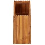 Arriate de madera maciza de acacia 100x30x50 cm en Macetas y jardineras | Comprar online en Foru.es