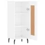 Sideboard aus glänzendem weißem Sperrholz 34,5x34x90 cm von vidaXL, Sideboards - Ref: Foro24-830462, Preis: 66,83 €, Rabatt: %