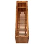 Arriate de madera maciza de acacia 100x30x50 cm en Macetas y jardineras | Comprar online en Foru.es