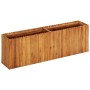 Arriate de madera maciza de acacia 150x30x50 cm en Macetas y jardineras | Comprar online en Foru.es