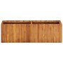 Arriate de madera maciza de acacia 150x30x50 cm en Macetas y jardineras | Comprar online en Foru.es