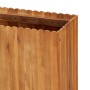 Arriate de madera maciza de acacia 150x30x50 cm en Macetas y jardineras | Comprar online en Foru.es