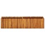 Arriate de madera maciza de acacia 200x30x50 cm en Macetas y jardineras | Comprar online en Foru.es