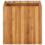 Arriate de madera maciza de acacia 50x50x50 cm en Macetas y jardineras | Comprar online en Foru.es