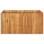 Arriate de madera maciza de acacia 100x100x50 cm en Macetas y jardineras | Comprar online en Foru.es