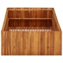 Arriate de madera maciza de acacia 100x100x50 cm en Macetas y jardineras | Comprar online en Foru.es