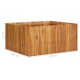 Arriate de madera maciza de acacia 100x100x50 cm en Macetas y jardineras | Comprar online en Foru.es