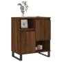Aparador madera contrachapada marrón roble 60x35x70 cm de vidaXL, Aparadores - Ref: Foro24-831203, Precio: 67,60 €, Descuento: %