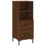Aparador madera de ingeniería marrón roble 34,5x34x90 cm de vidaXL, Aparadores - Ref: Foro24-828675, Precio: 56,99 €, Descuen...