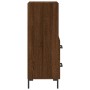 Aparador madera de ingeniería marrón roble 34,5x34x90 cm de vidaXL, Aparadores - Ref: Foro24-828675, Precio: 56,99 €, Descuen...