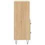 Aparador madera contrachapada color roble Sonoma 34,5x34x90 cm de vidaXL, Aparadores - Ref: Foro24-828663, Precio: 50,72 €, D...