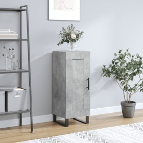 Aparador de madera contrachapada gris hormigón 34,5x34x90 cm de vidaXL, Aparadores - Ref: Foro24-830472, Precio: 62,75 €, Des...