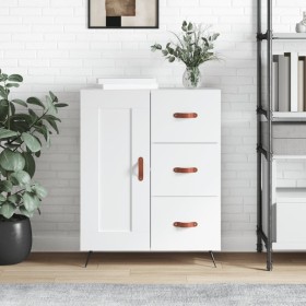 Aparador de madera de ingeniería blanco 69,5x34x90 cm de vidaXL, Aparadores - Ref: Foro24-830228, Precio: 94,51 €, Descuento: %