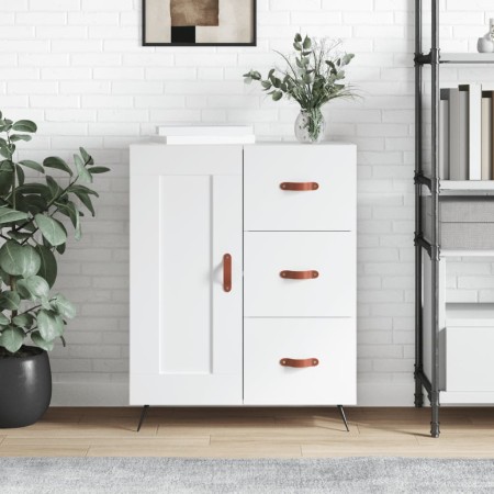 Aparador de madera de ingeniería blanco 69,5x34x90 cm de vidaXL, Aparadores - Ref: Foro24-830228, Precio: 94,51 €, Descuento: %