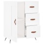 Aparador de madera de ingeniería blanco 69,5x34x90 cm de vidaXL, Aparadores - Ref: Foro24-830228, Precio: 94,51 €, Descuento: %