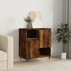 Smoked oak plywood sideboard 60x35x70 cm by vidaXL, Sideboards - Ref: Foro24-831185, Price: 65,38 €, Discount: %