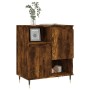 Aparador madera contrachapada color roble ahumado 60x35x70 cm de vidaXL, Aparadores - Ref: Foro24-831185, Precio: 66,26 €, De...