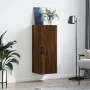 Armario de pared marrón roble 34,5x34x90 cm de vidaXL, Aparadores - Ref: Foro24-828859, Precio: 45,86 €, Descuento: %