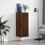 Armario de pared marrón roble 34,5x34x90 cm de vidaXL, Aparadores - Ref: Foro24-828859, Precio: 46,51 €, Descuento: %