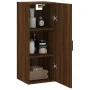 Armario de pared marrón roble 34,5x34x90 cm de vidaXL, Aparadores - Ref: Foro24-828859, Precio: 45,86 €, Descuento: %
